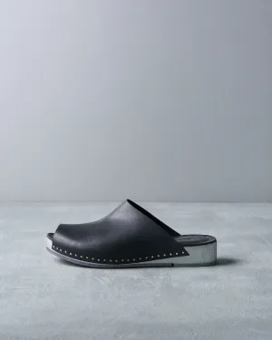 Rick Owens Silver Studded Clog