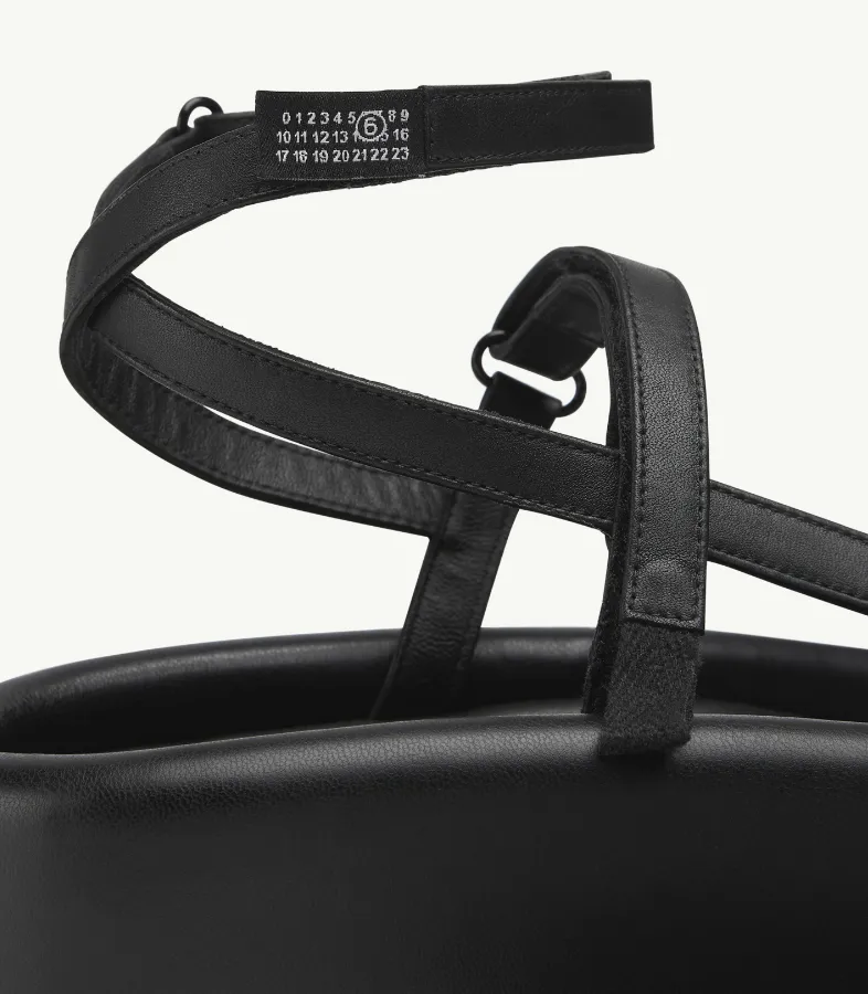 Sandal in Black by MM6 Maison Margiela