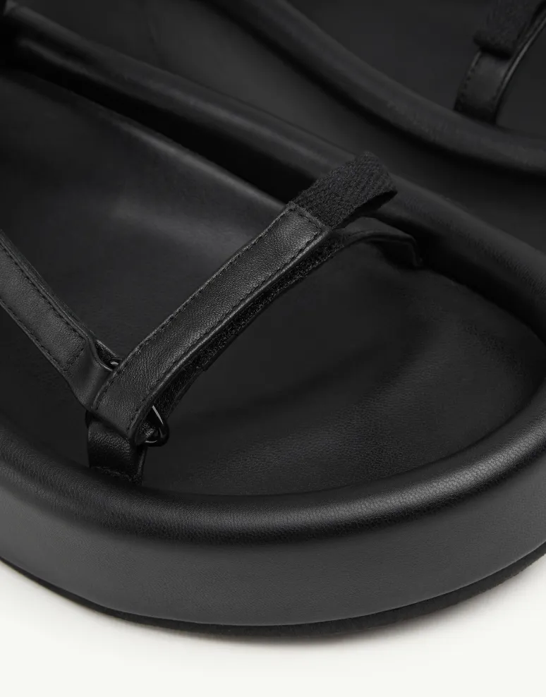 Sandal in Black by MM6 Maison Margiela