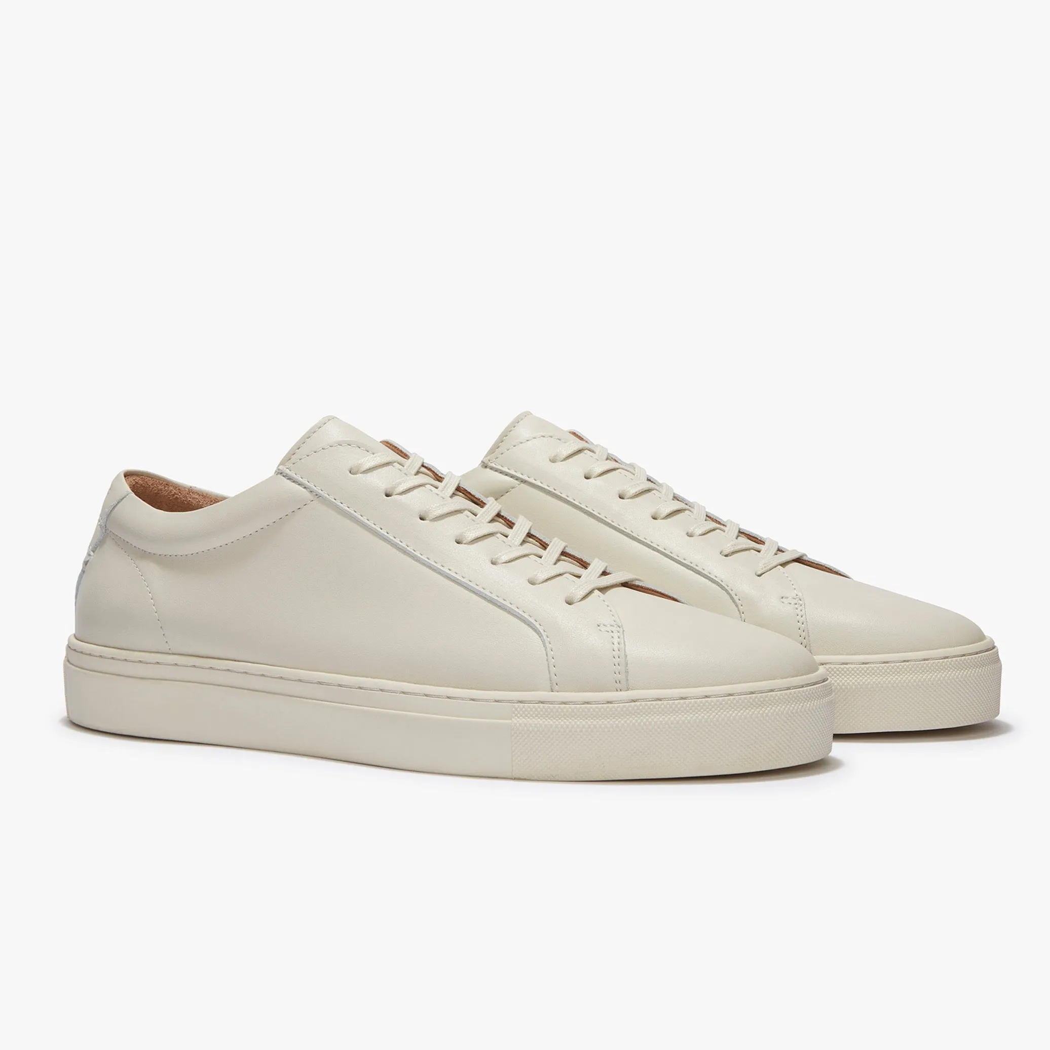Series 1 Triple Ecru Leather Mens