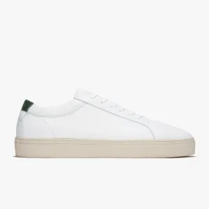 Series 1 White Vintage Green Leather Mens