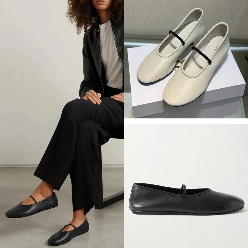 Sheepskin Leather Comfortable Luxury Ballet Flats