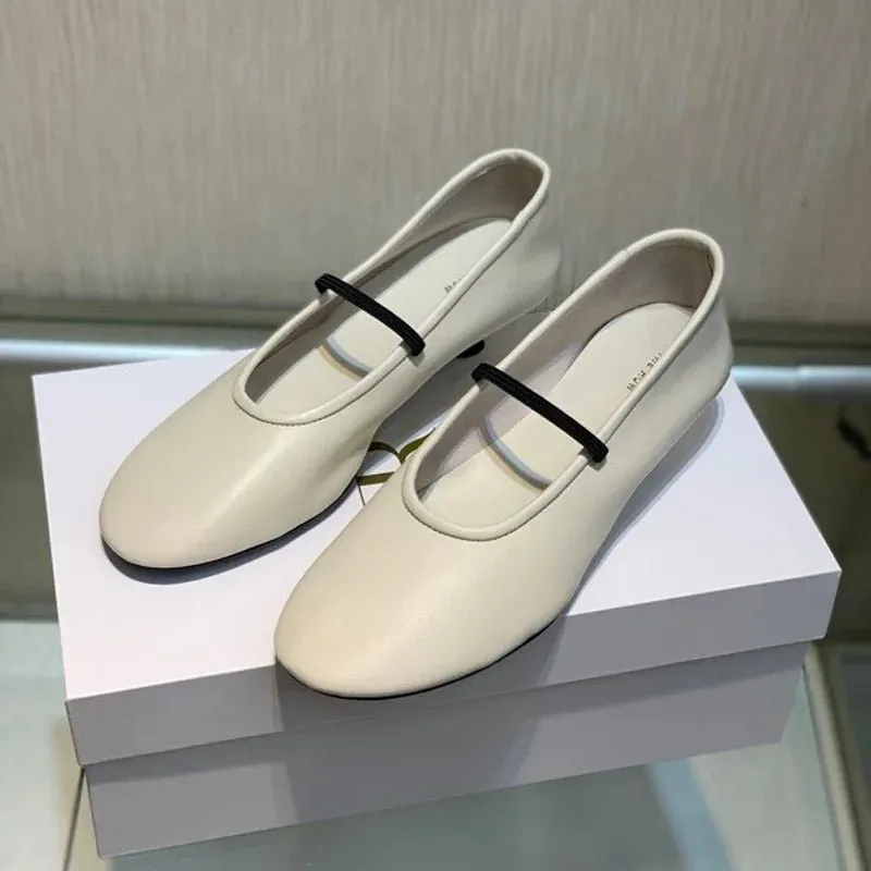 Sheepskin Leather Comfortable Luxury Ballet Flats
