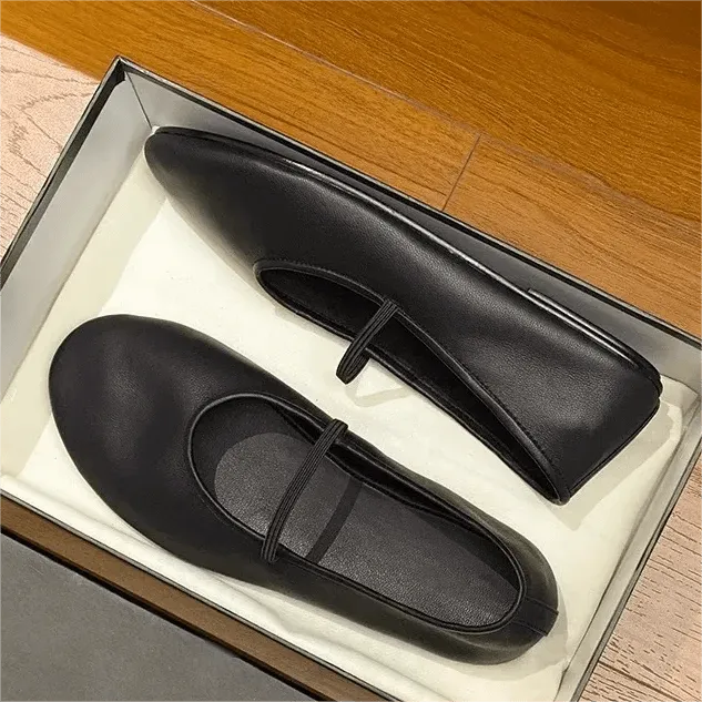 Sheepskin Leather Comfortable Luxury Ballet Flats
