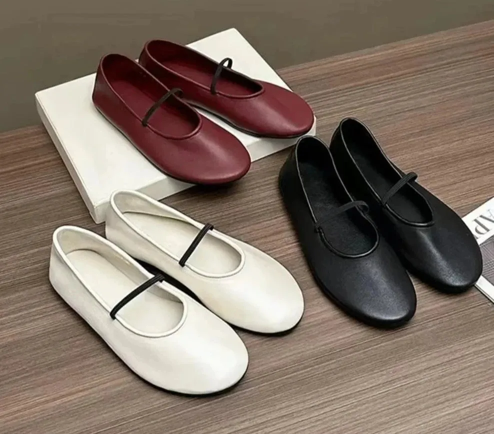 Sheepskin Leather Comfortable Luxury Ballet Flats