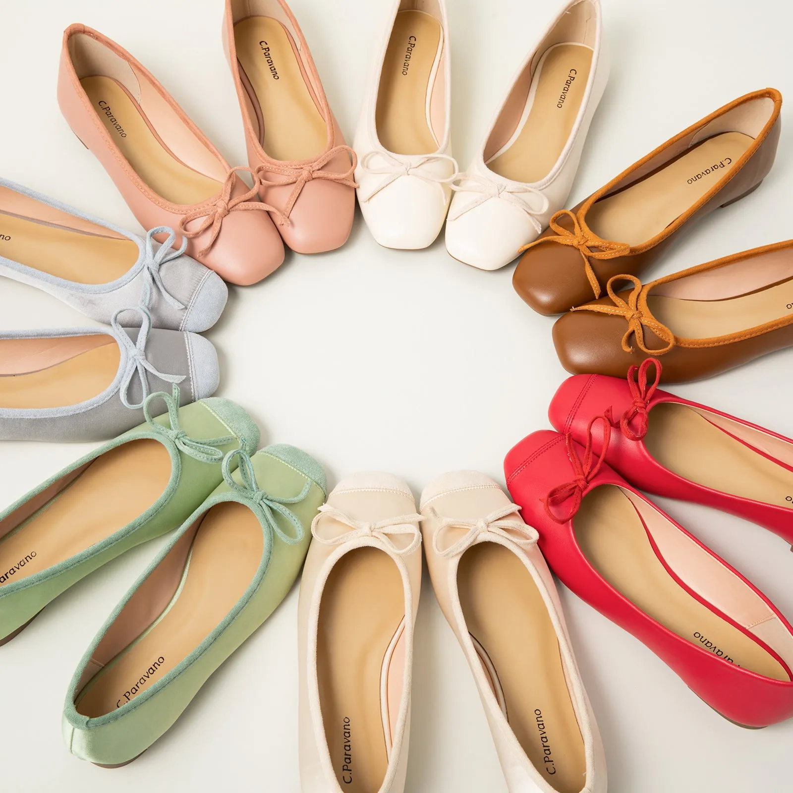 Silky Bowknot Ballet Flats