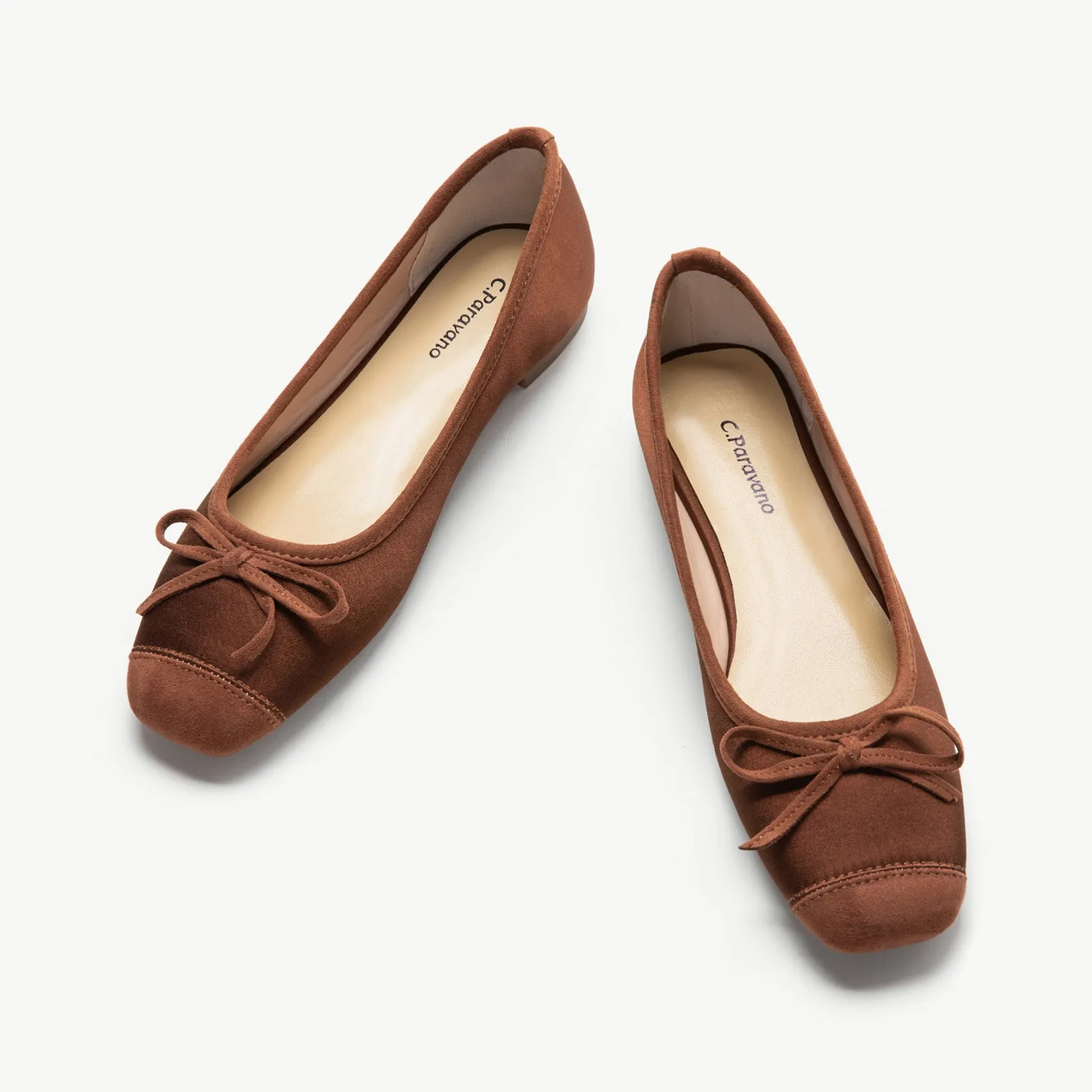 Silky Bowknot Ballet Flats