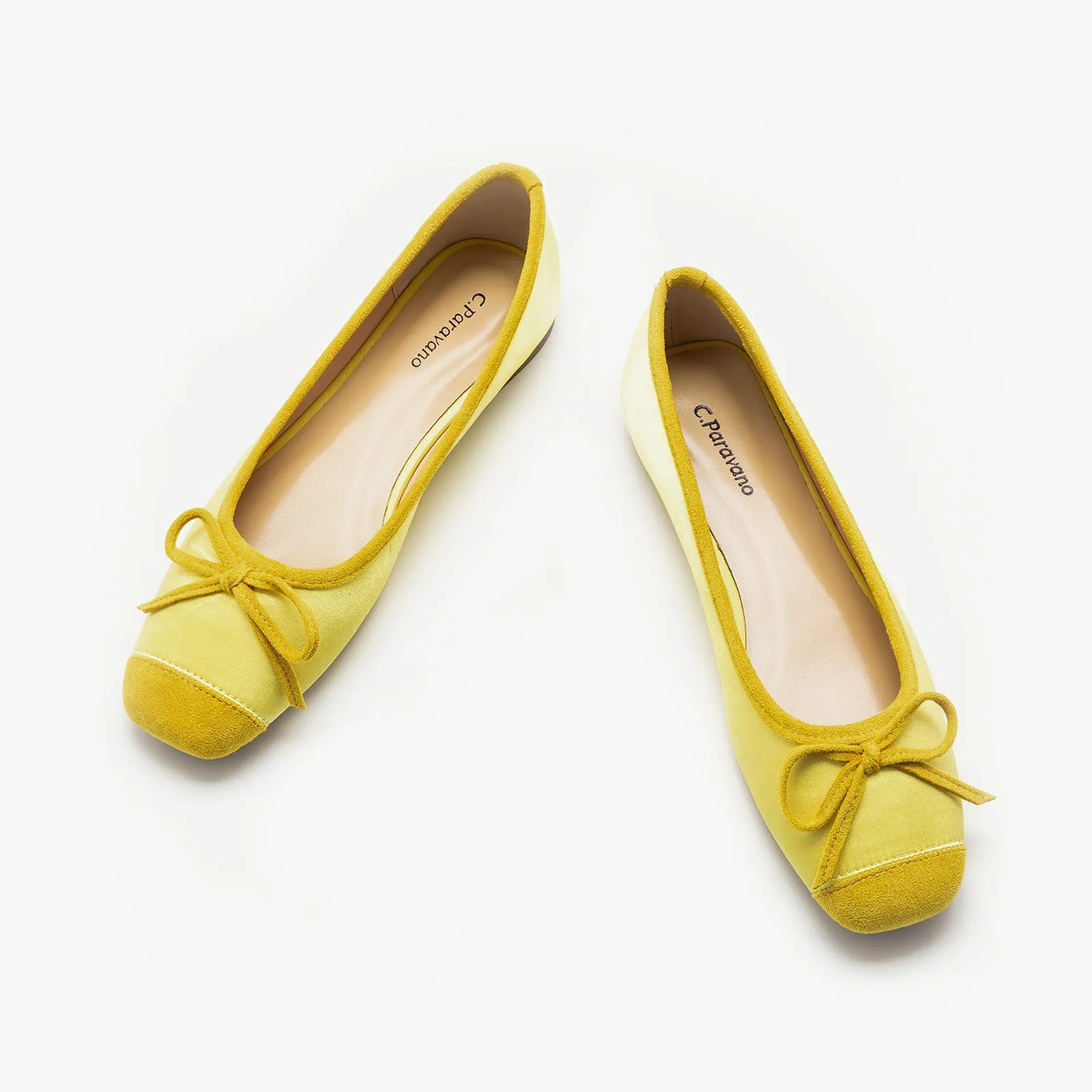 Silky Bowknot Ballet Flats