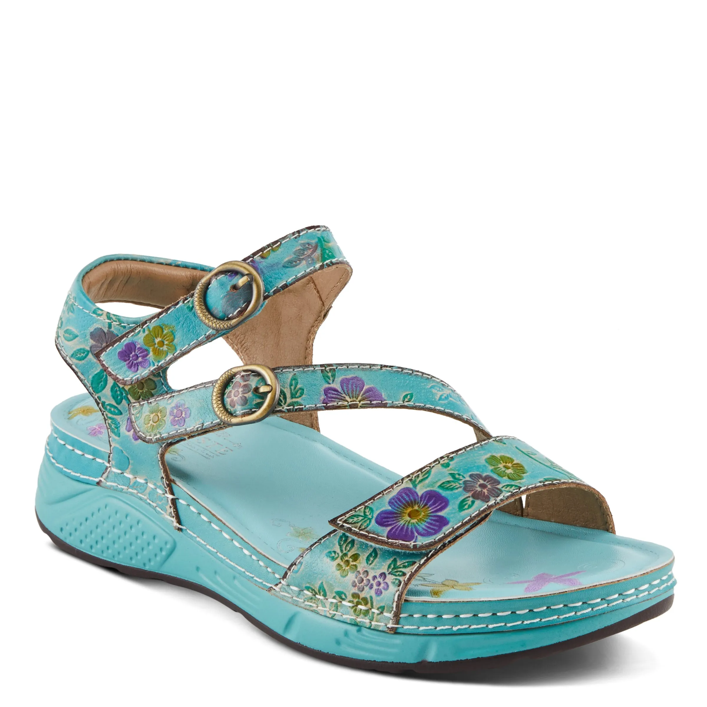 Spring Step Shoes L'Artiste Anneka Women's Hand Painted Leather Sandals