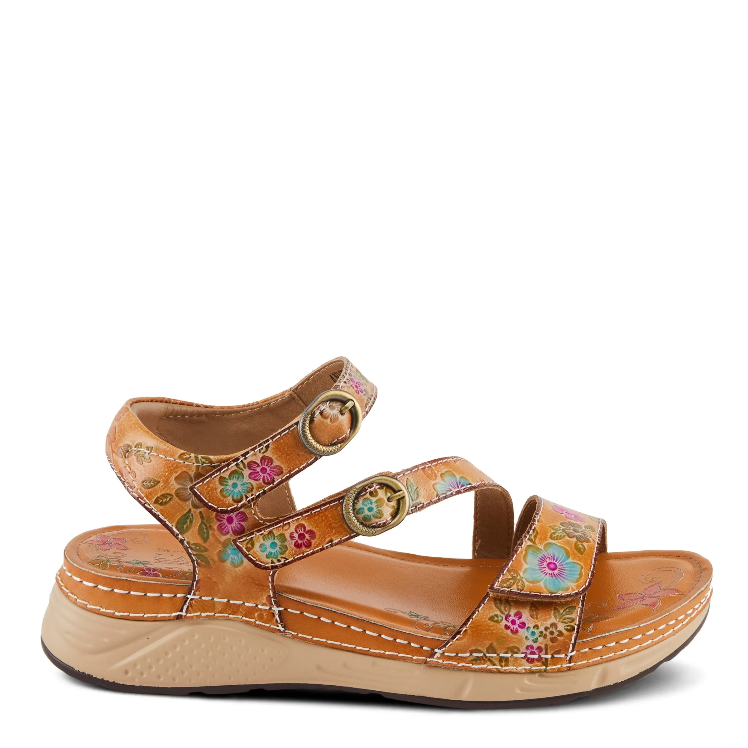 Spring Step Shoes L'Artiste Anneka Women's Hand Painted Leather Sandals
