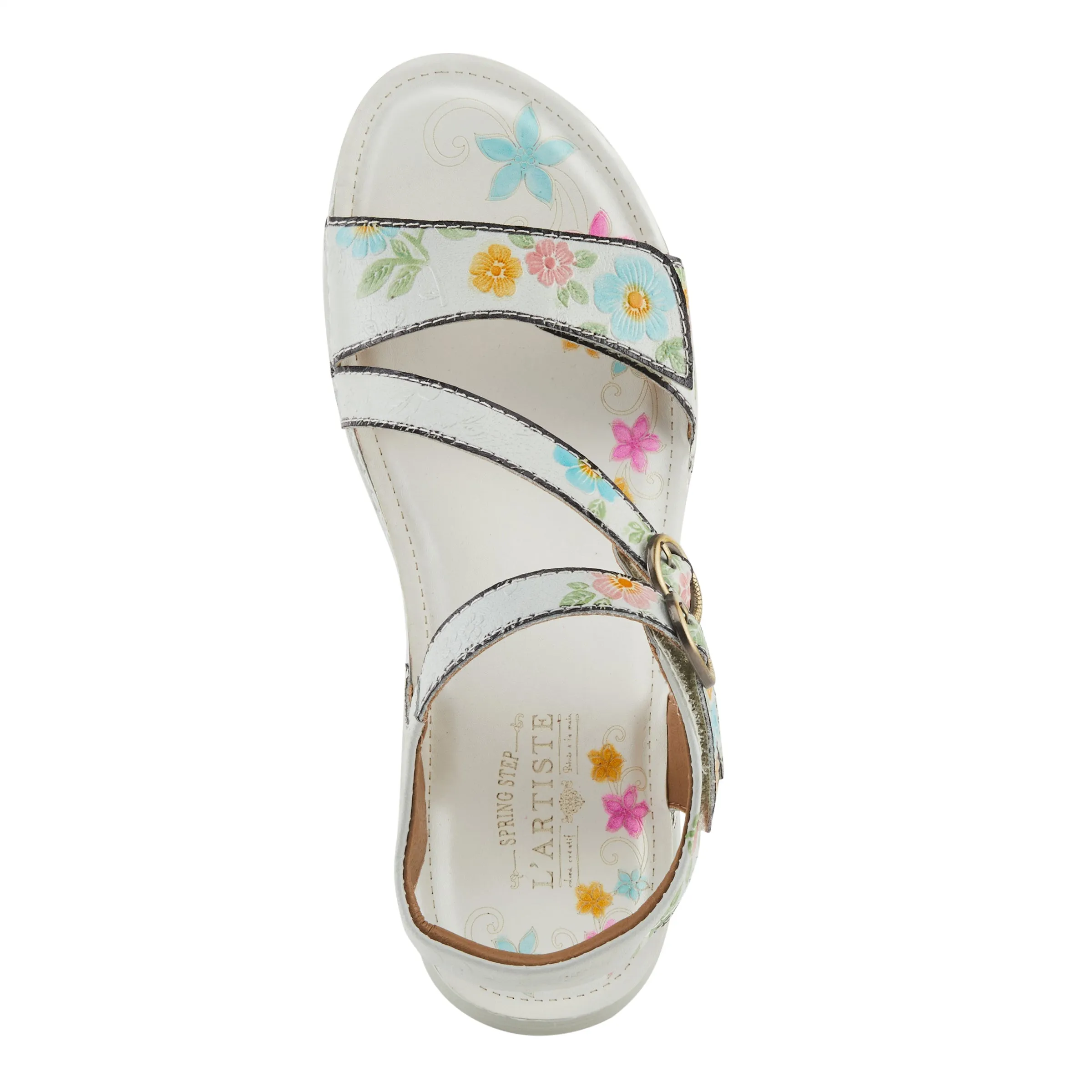 Spring Step Shoes L'Artiste Anneka Women's Hand Painted Leather Sandals