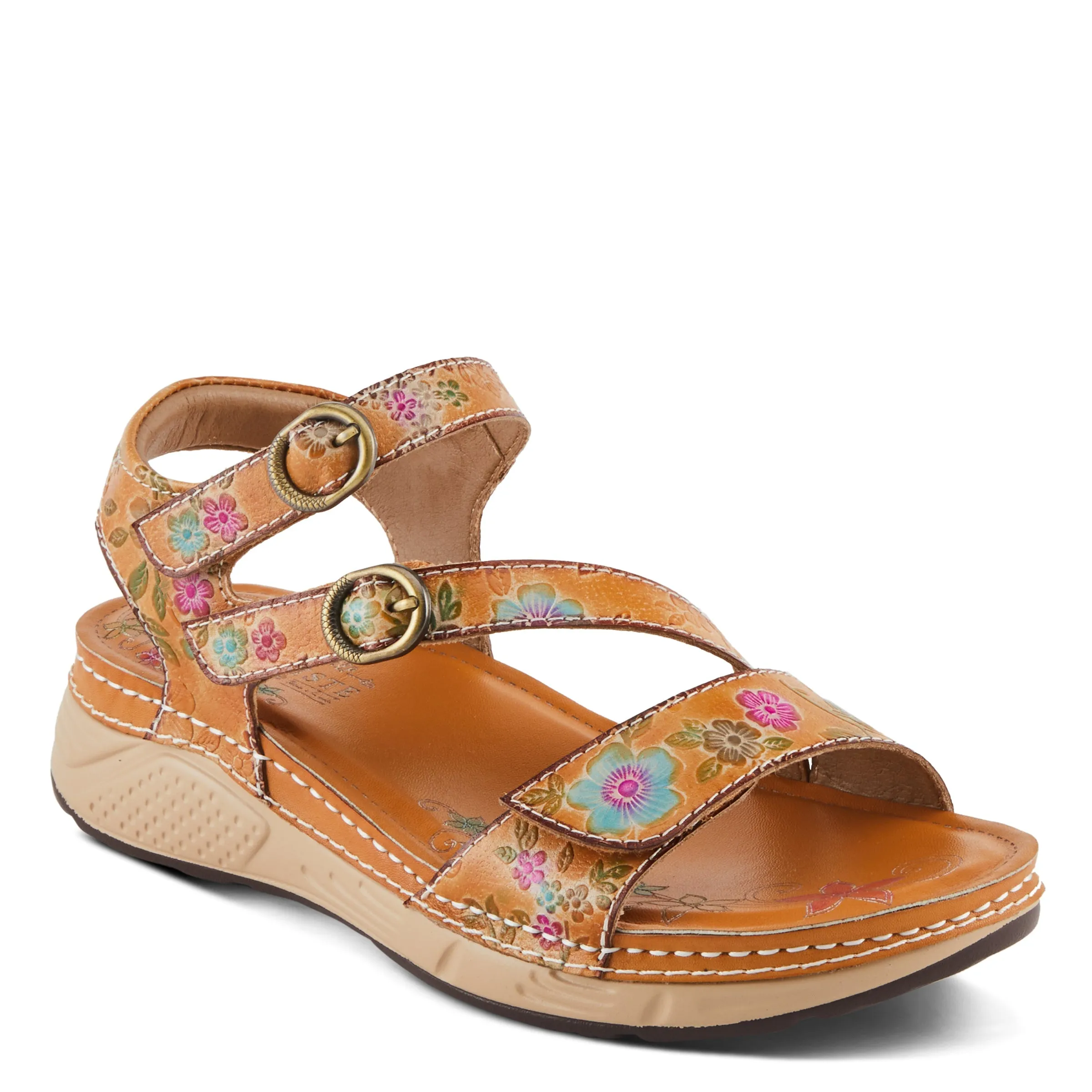 Spring Step Shoes L'Artiste Anneka Women's Hand Painted Leather Sandals