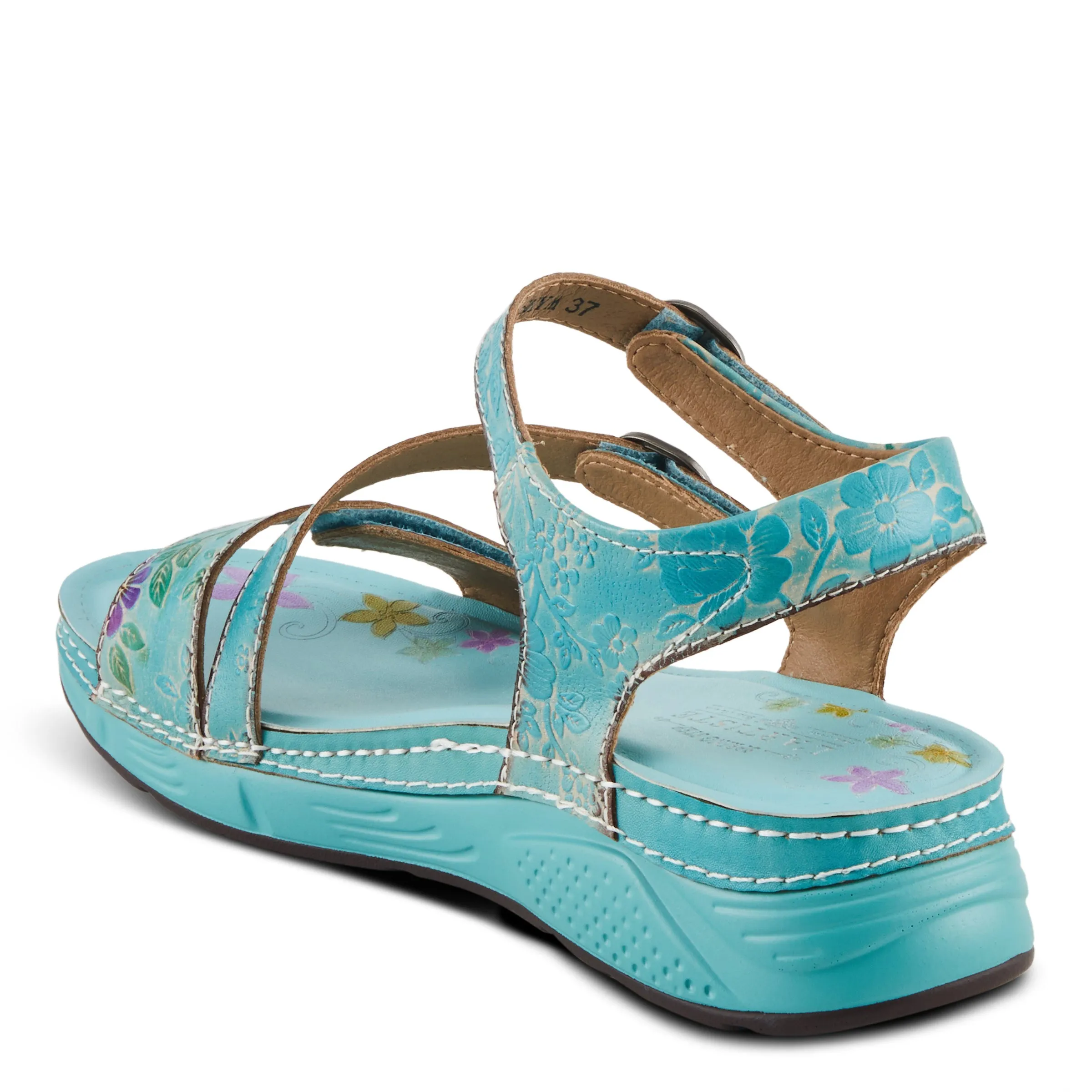 Spring Step Shoes L'Artiste Anneka Women's Hand Painted Leather Sandals