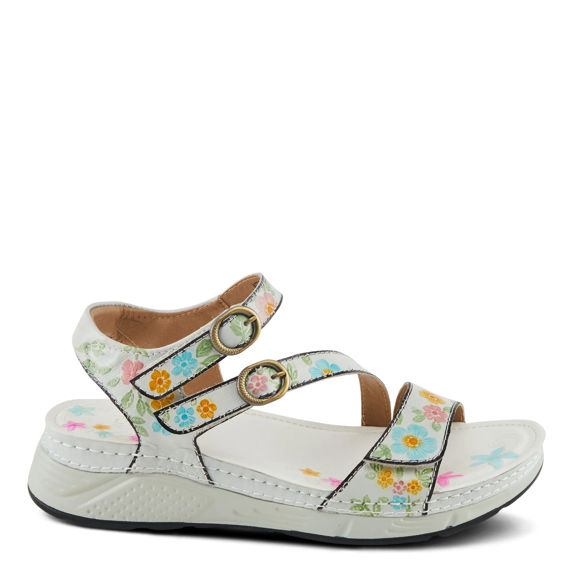 Spring Step Shoes L'Artiste Anneka Women's Hand Painted Leather Sandals