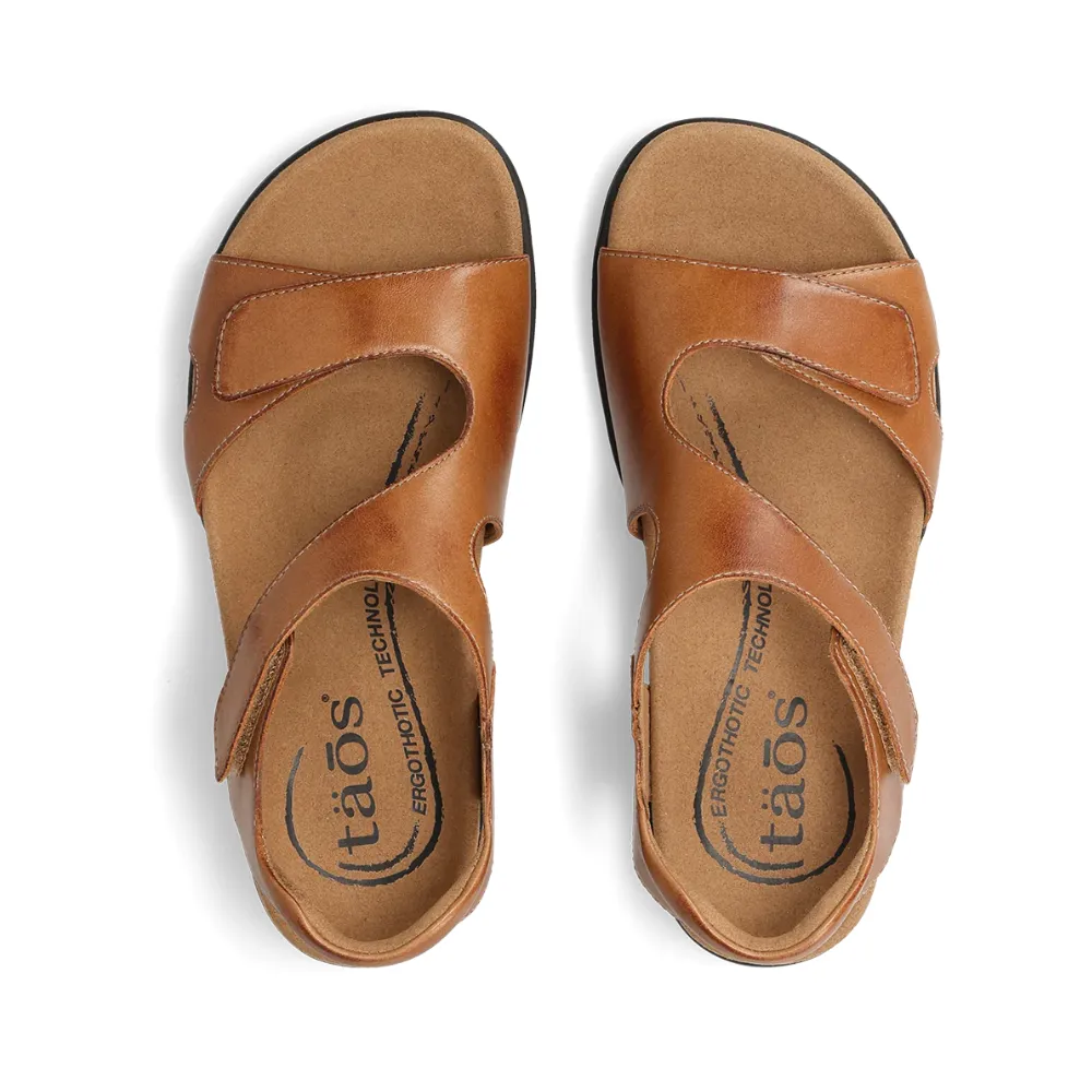Taos Serene Caramel Leather Sandal (Women's)