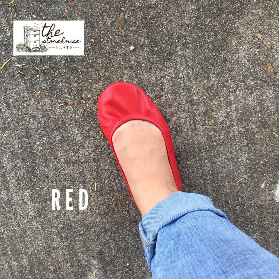The Storehouse Flats - Cherry Red