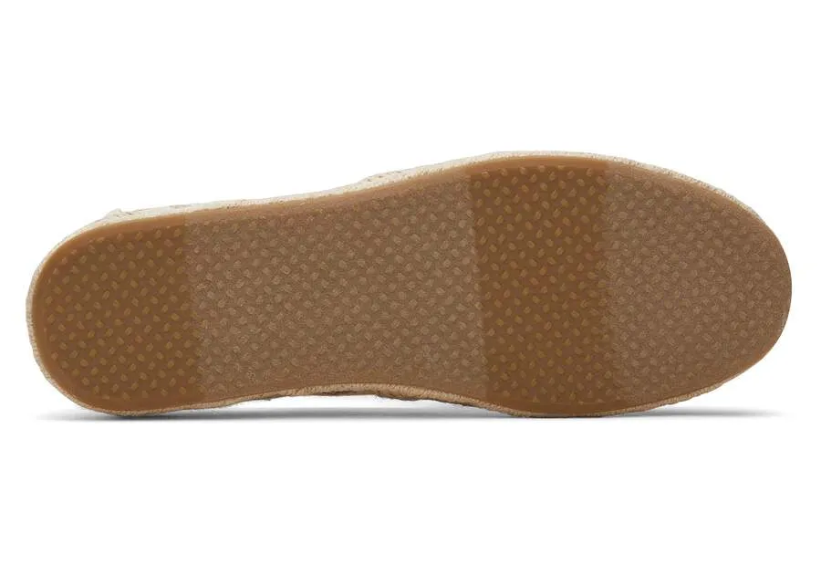 TOMS Womens Alpargata Rope Natural Geometric Espadrille - Natural
