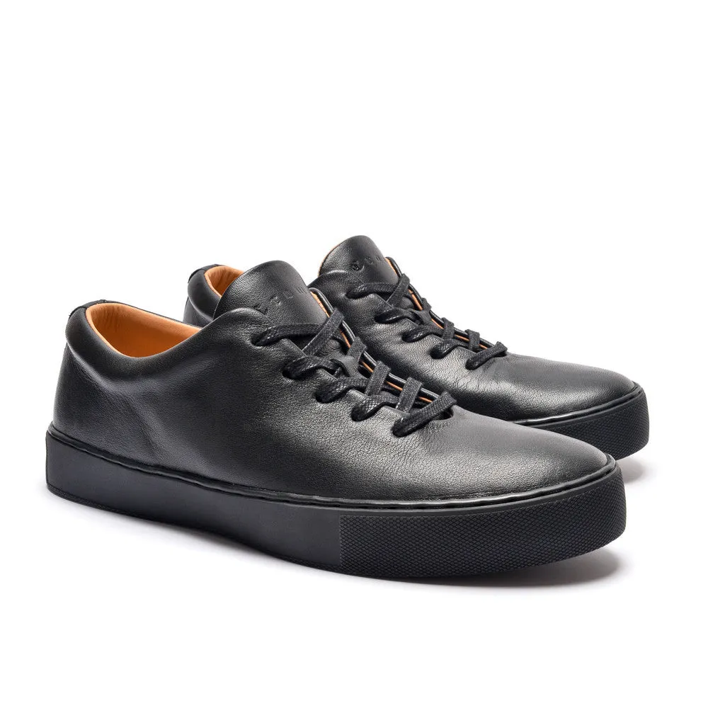 UPTON WHOLECUT SNEAKER - BLACK BLACK