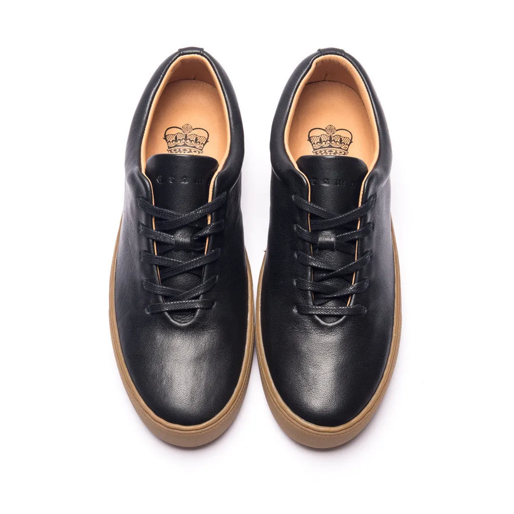 UPTON WHOLECUT SNEAKER - BLACK GUM