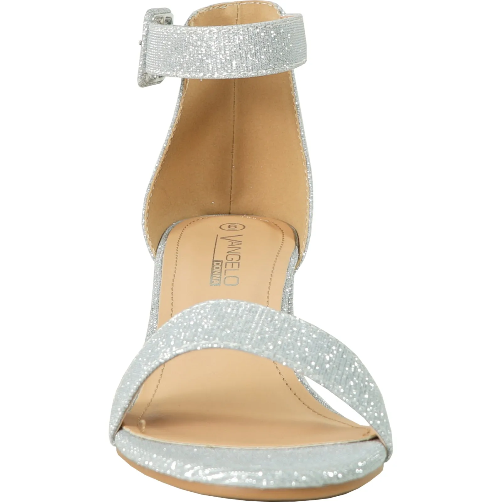 VANGELO Women Sandal DARCIE-23 Heel Party Prom & Wedding Sandal Silver