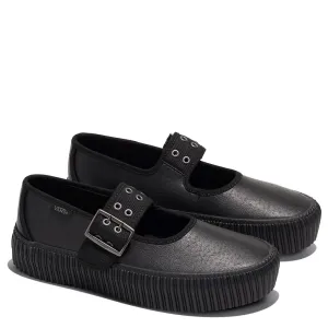 Vans Women's Mary Jane Creeper in Grunge Core Black Leather