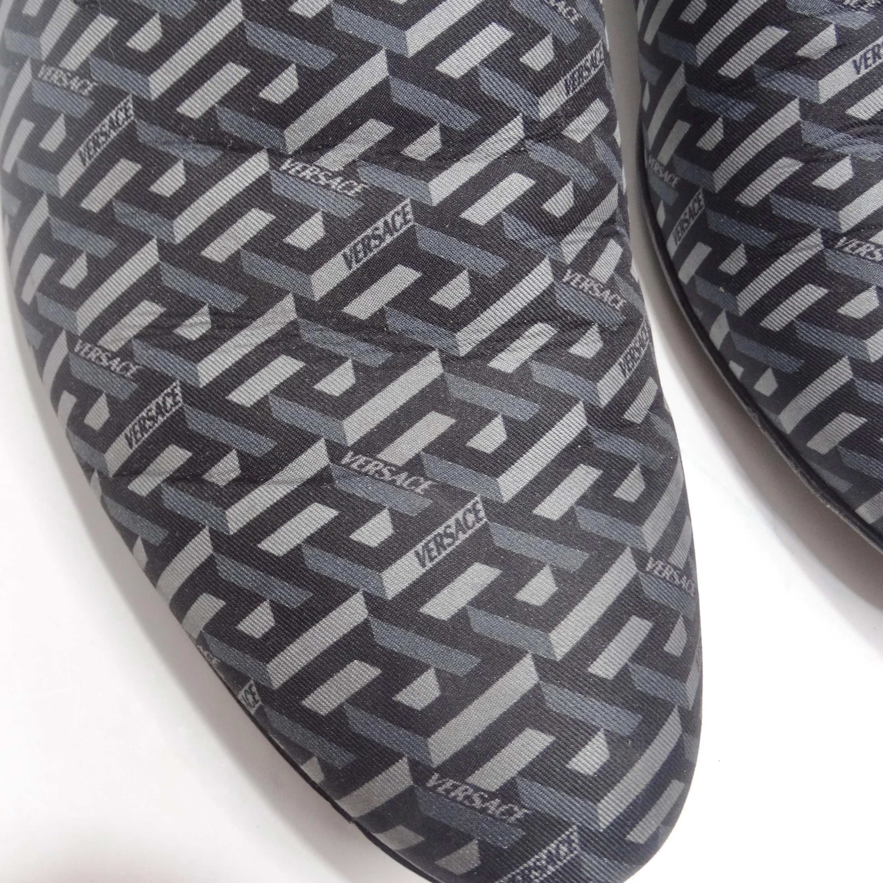 Versace La Greca Jacquard Loafers