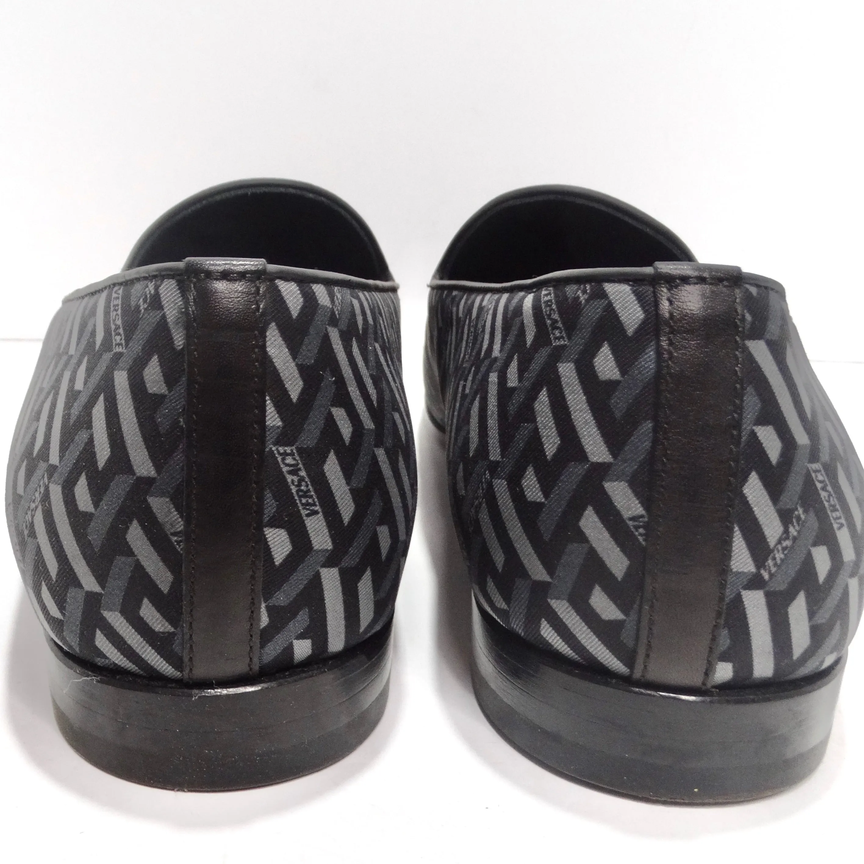 Versace La Greca Jacquard Loafers