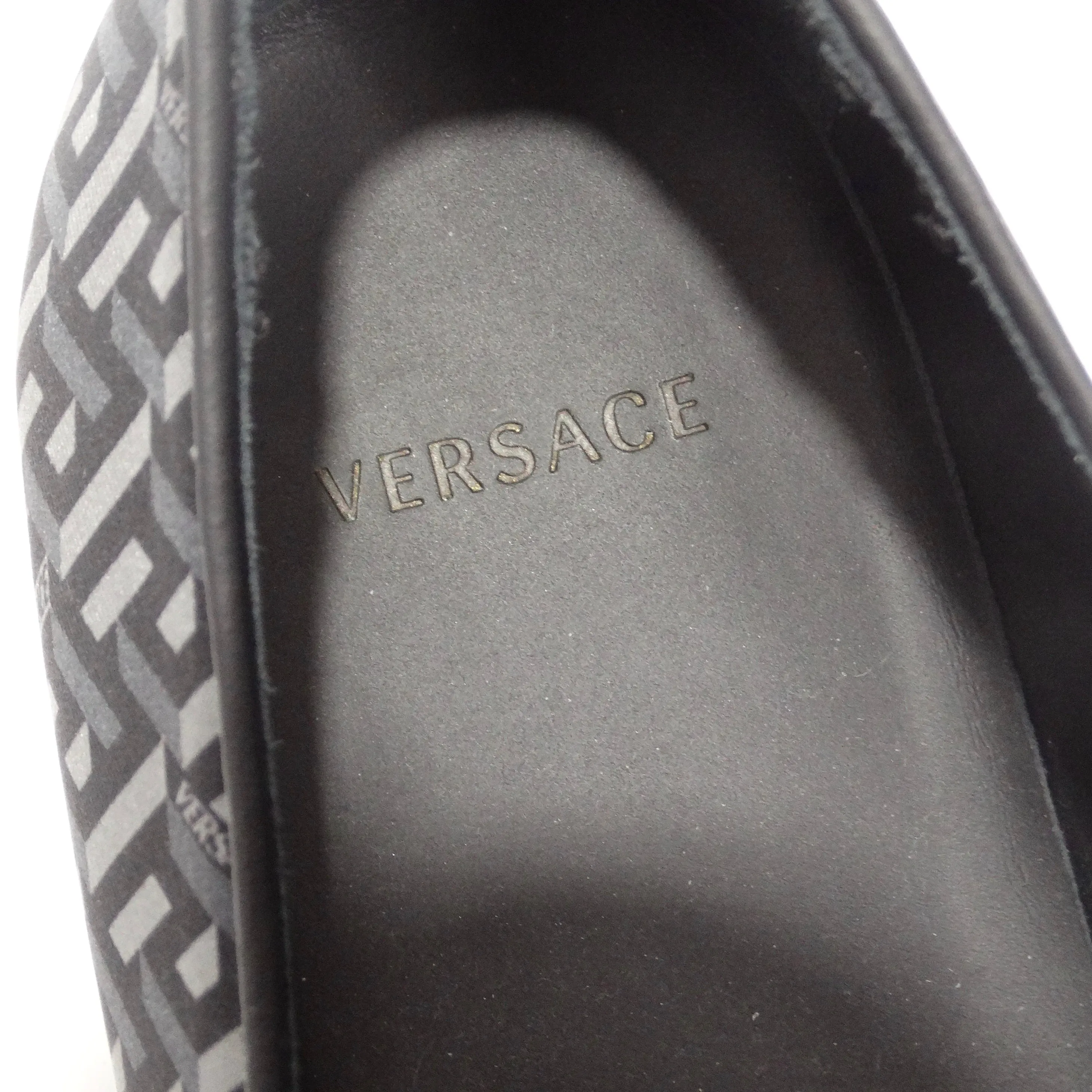 Versace La Greca Jacquard Loafers