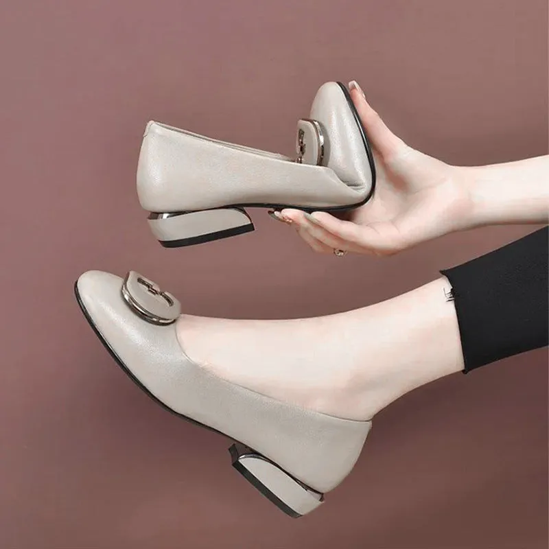 Women’s Leather Slip-on Loafers（50% OFF）