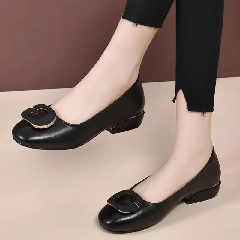 Women’s Leather Slip-on Loafers（50% OFF）