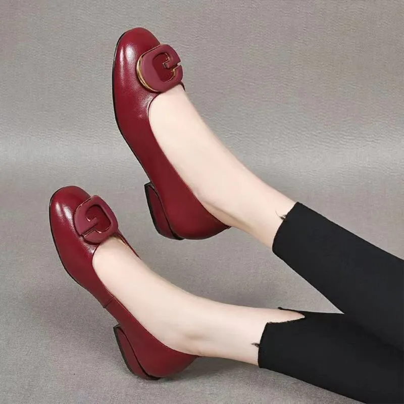 Women’s Leather Slip-on Loafers（50% OFF）