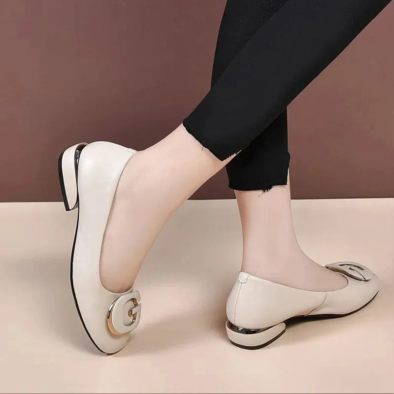 Women’s Leather Slip-on Loafers（50% OFF）