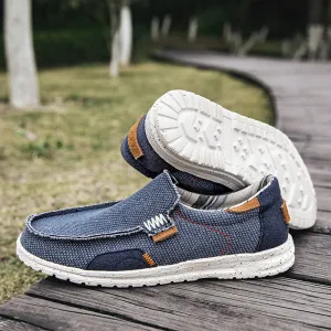 Zedmax Hemp Men's Slip-on Canvas Loafers