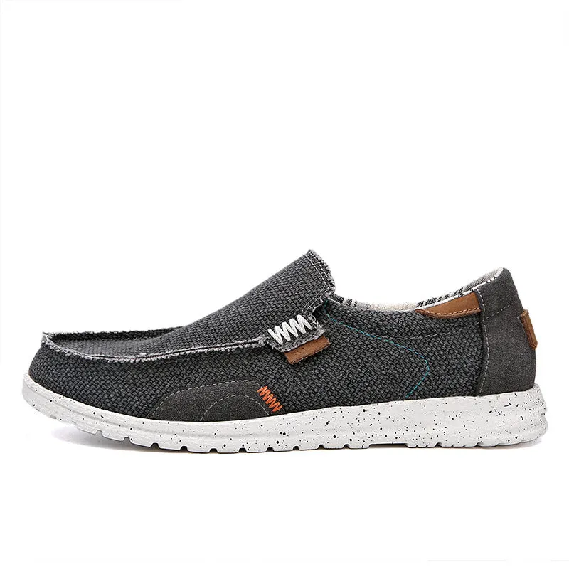 Zedmax Hemp Men's Slip-on Canvas Loafers