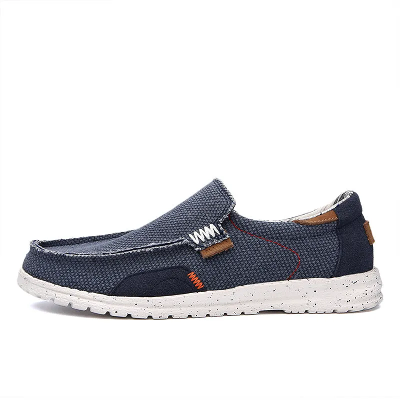 Zedmax Hemp Men's Slip-on Canvas Loafers